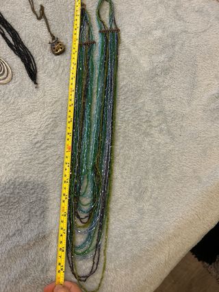 Lote Bisutería Collares y Pulseras, collar reloj