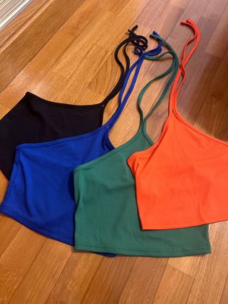 Conjunto 4 Tops Cortos Mujer