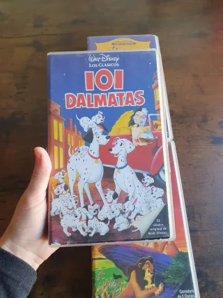 Lote 4 Películas VHS Disney Clásicos Español