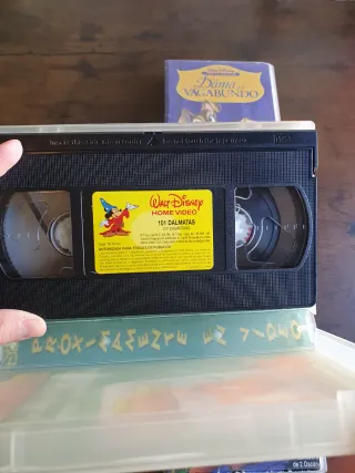 Lote 4 Películas VHS Disney Clásicos Español