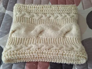 Buff mujer tejido trenzado