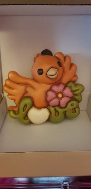 Formella Thun Uccellino su scritta Love