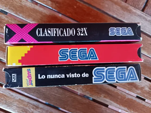 Cintas VHS SEGA Sonic 2 y MD 32X