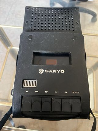 Grabadora Cassette Sanyo IC Walkman Antiguo
