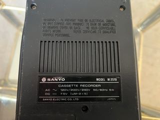 Grabadora Cassette Sanyo IC Walkman Antiguo