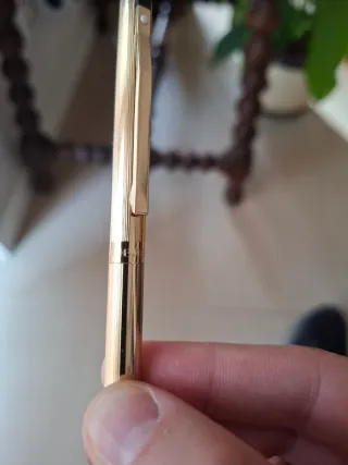 Bolígrafo Sheaffer chapado en oro