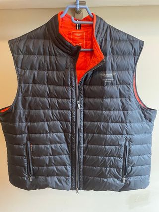 Chaleco Hackett Aston Martin Negro Naranja 1XL