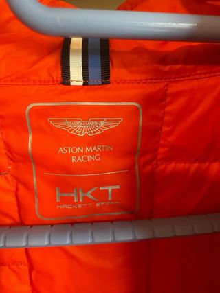 Chaleco Hackett Aston Martin Negro Naranja 1XL