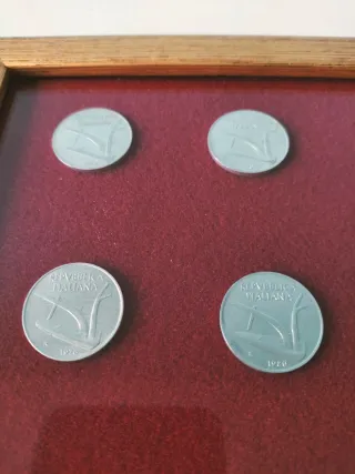 Quadretto con Lire Italiane,12 pz