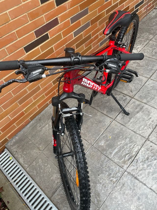 Bicicleta Monty KX8 Roja Talla S