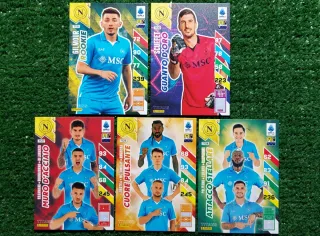 5 Carte Panini Napoli Adrenalyn XL Titans 2025