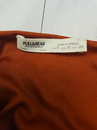 Vestido rojo fruncido tirantes