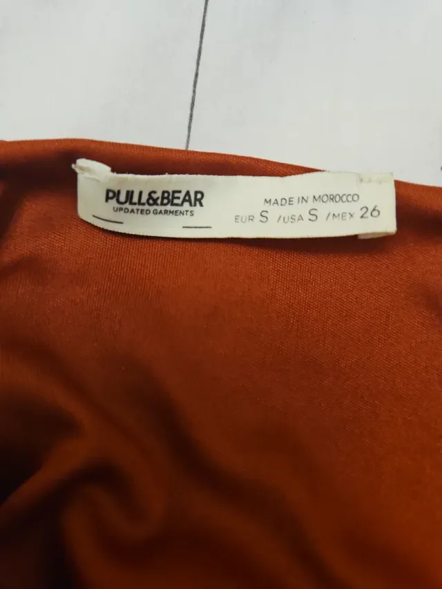 Vestido rojo fruncido tirantes