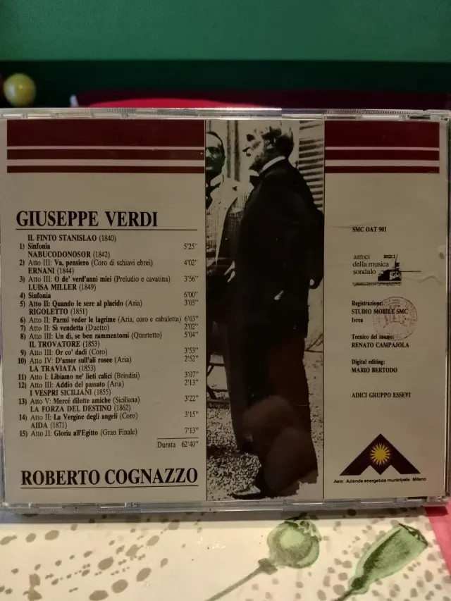 CD Giuseppe Verdi - Sinfonie, arie, duetti e cori