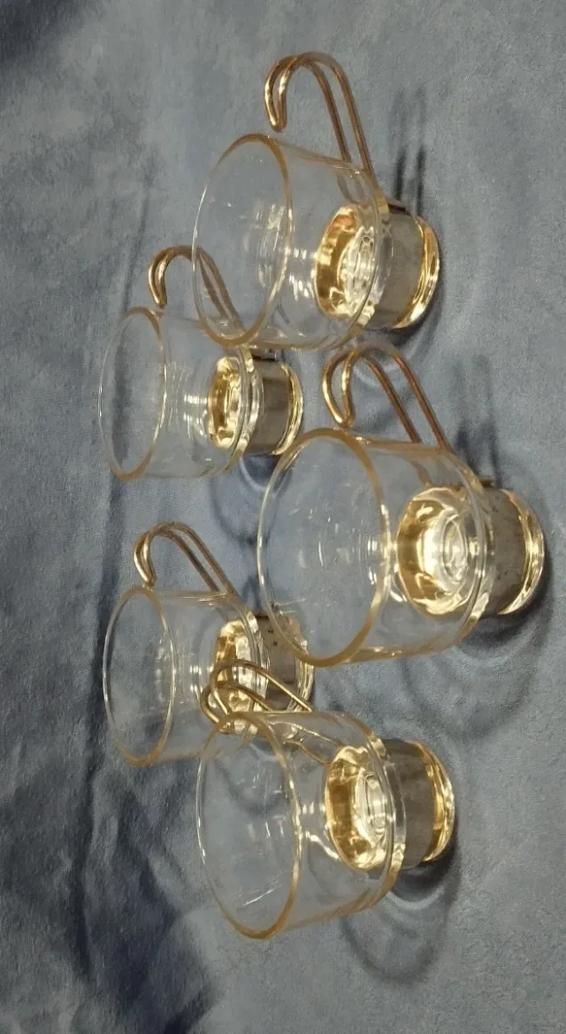 Set 5 Bicchieri Caffè/Punch Vetro