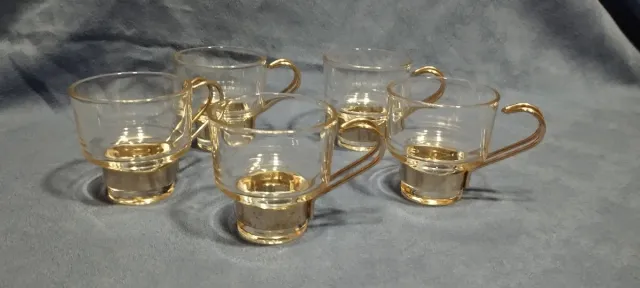 Set 5 Bicchieri Caffè/Punch Vetro