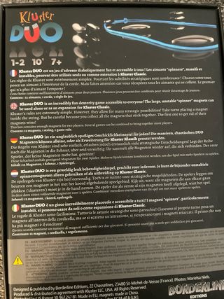 Kluster Duo Juego de Mesa