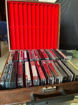 Maletín Porta Casetes Vintage