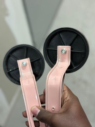 Bicicleta niña rosa con cesta