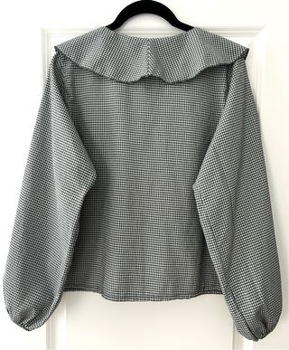 Blusa vichy gris