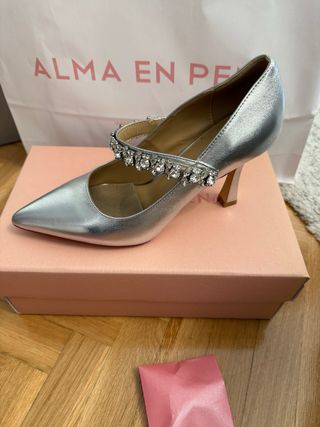 Zapatos Alma en Pena T. 38 Plata