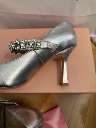 Zapatos Alma en Pena T. 38 Plata