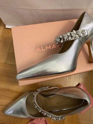 Zapatos Alma en Pena T. 38 Plata