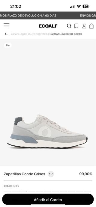 Zapatillas Ecoalf Mujer Grises