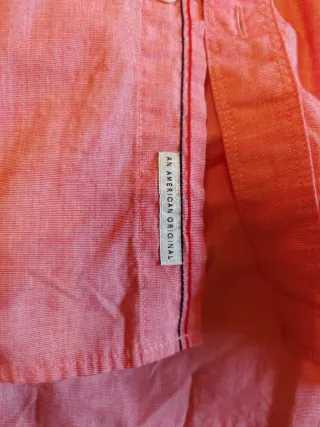 Camisa Tommy Jeans Rosa Regular Fit Talla L