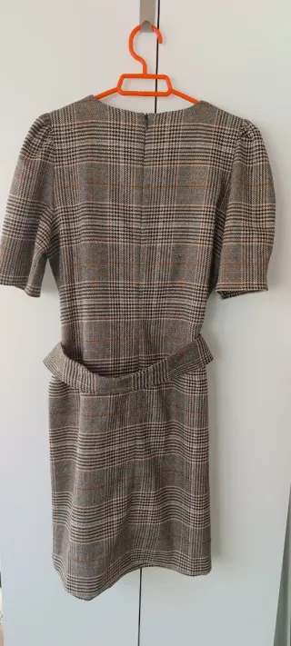 Vestido cuadros Formula Joven Talla S