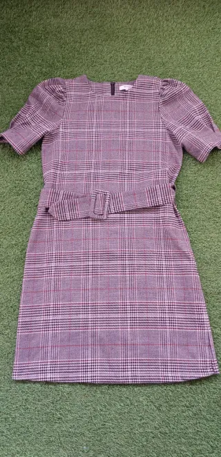 Vestido cuadros Formula Joven Talla S