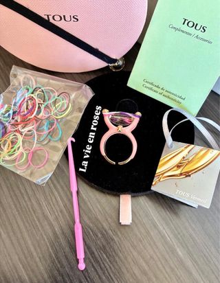 Anillo Tous Cocktail Rosa Vermeil Descatalogado