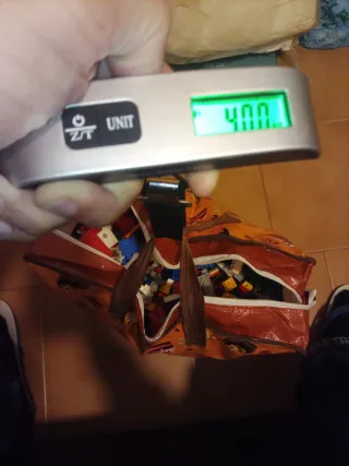 Lotto 4 kg mattoncini e accessori di Lego misti