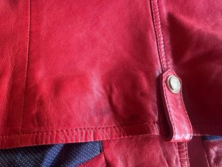 Cazadora Piel Rojo Lollipop