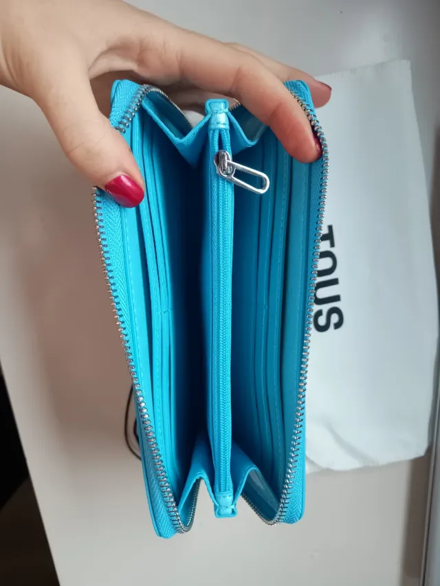 Cartera TOUS Azul Turquesa NUEVA
