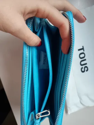 Cartera TOUS Azul Turquesa NUEVA