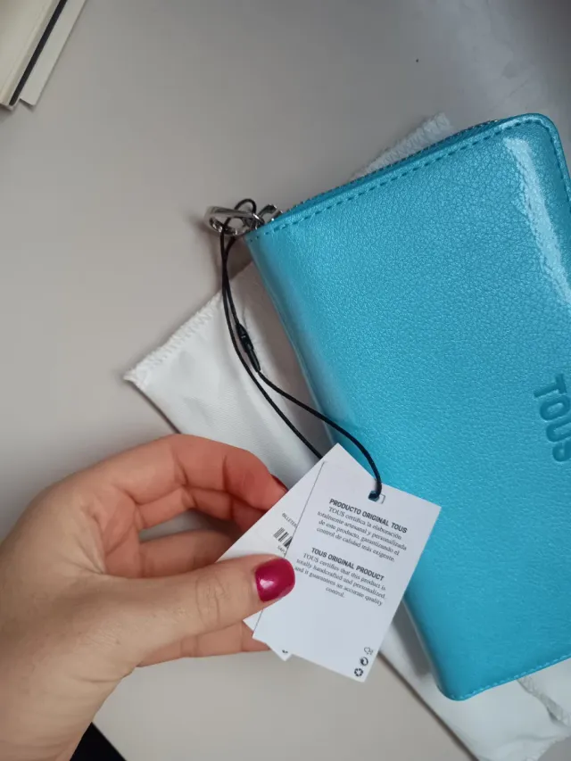 Cartera TOUS Azul Turquesa NUEVA
