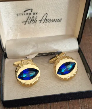 Gemelos Fifth Avenue Oro Azul Profundo