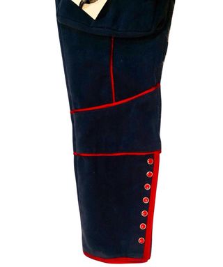 nuevo con etiqueta pantalón mujer azul y rojo