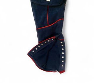 nuevo con etiqueta pantalón mujer azul y rojo