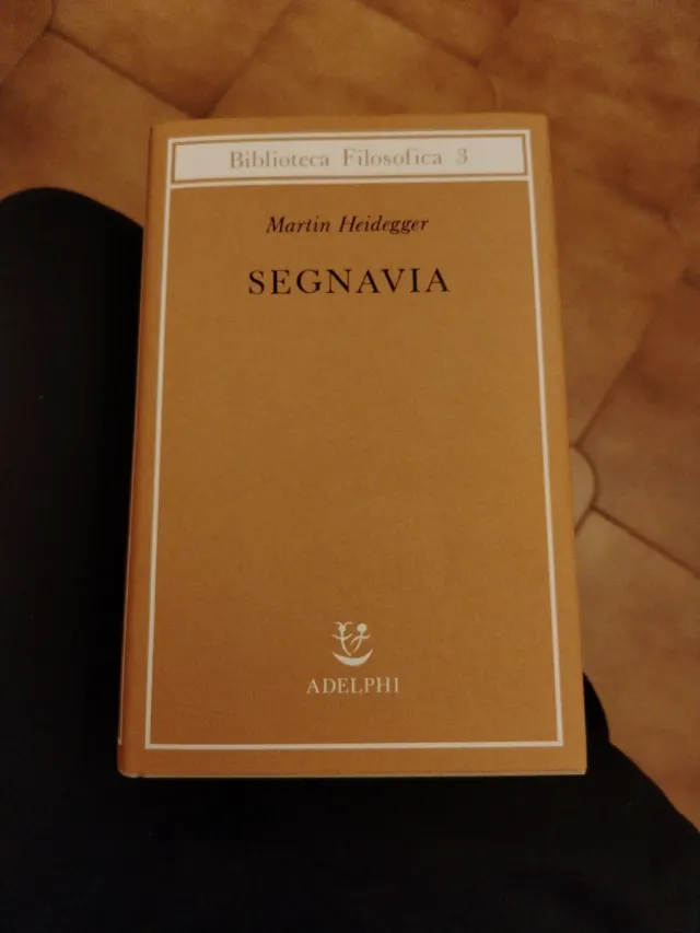 Martin Heidegger Segnavia Adelphi
