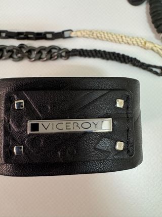 Conjunto pulseras hombre cuero, cuero sintético ,