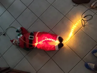 Babbo Natale grande con corda