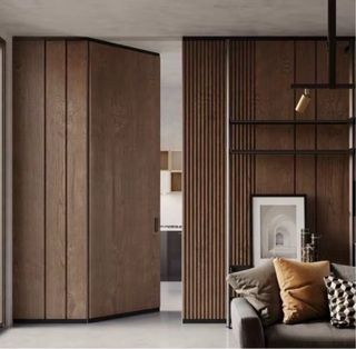 Puertas madera suelo a techo