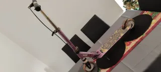 Patinete infantil morado niños niñas