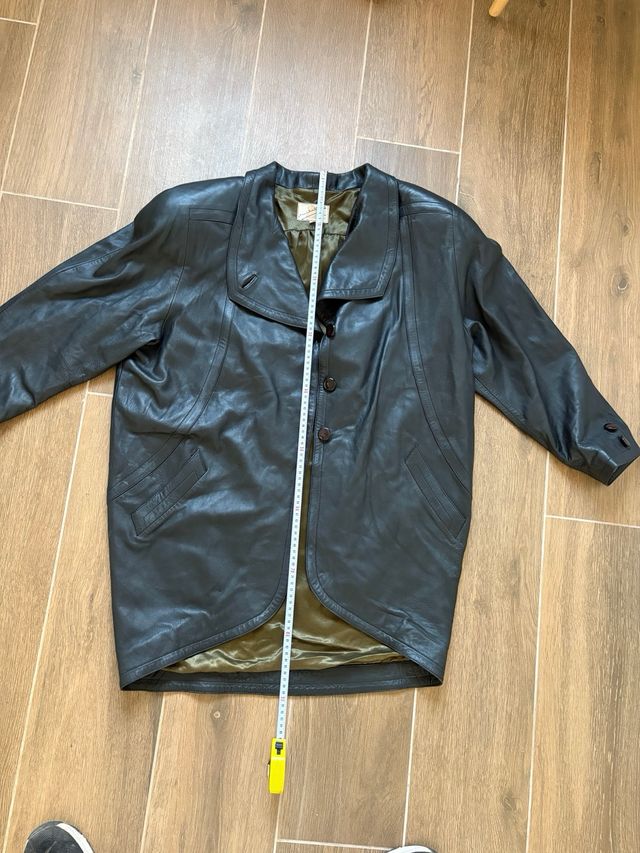 Chaqueta Piel Oversize Vintage Talla 44