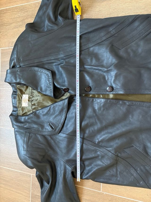 Chaqueta Piel Oversize Vintage Talla 44