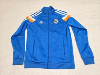 Chaqueta Real Madrid Adidas niño azul naranja