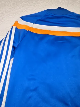 Chaqueta Real Madrid Adidas niño azul naranja