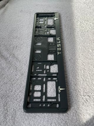 Portamatriculas Tesla 3D